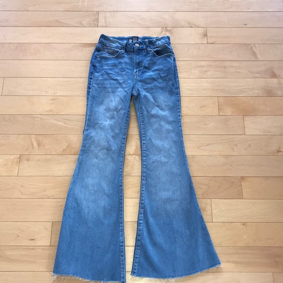 Jeans High Waisted Light Blue Flared Jeans Poshmark